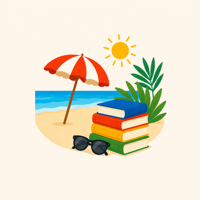 Ombrellone, sole, mare e libri