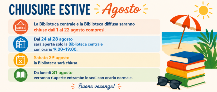 Chiusure agosto 2026